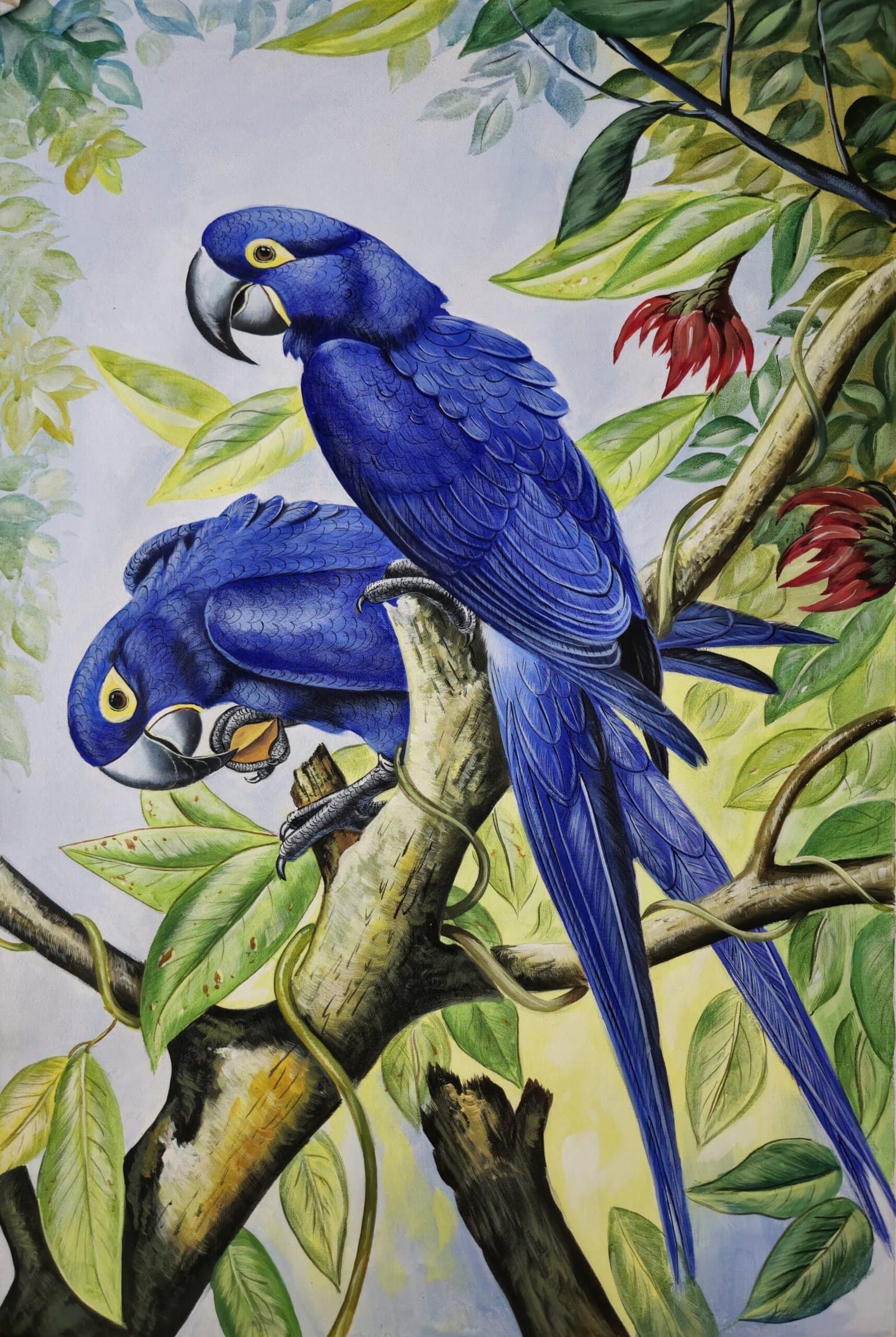 Lovers in Azure, from Anju Sharma's collection